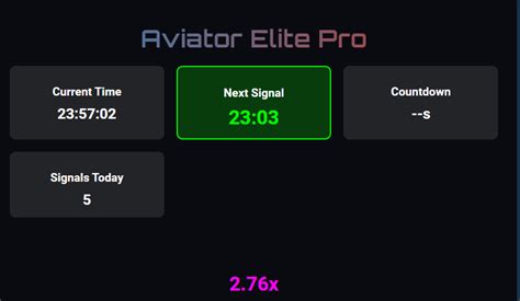 Aviator Game Signals That Actually Work .